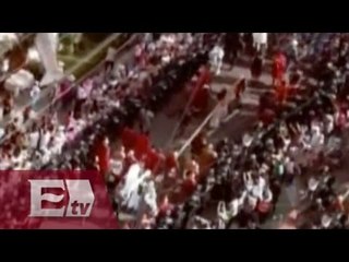Recorrido apresurado del Cristo de Iztapalapa hacia el Cerro de la Estrella / Kimberly Armengol