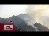 Brigadistas y militares controlan incendio en el Tepozteco / Pascal Beltrán