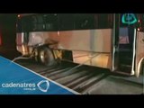 Tren impacta a autobús en Guanajuato y deja 10 heridos
