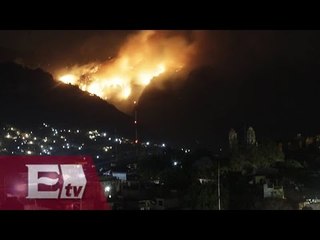 Decenas de hectáreas consumidas en Tepoztlán, Morelos, por voraz incendio/ Paola Virrueta