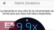 Uber y sus excesivas tarifas en plena contingencia en la CDMX / Yuriria Sierra