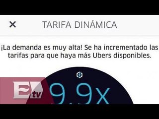 Uber y sus excesivas tarifas en plena contingencia en la CDMX / Yuriria Sierra
