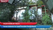 Adnan Oktar’ın villasında kaçak kısımlar yıkıldı