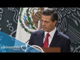 Peña Nieto habla sobre la detención de José Luis Abarca