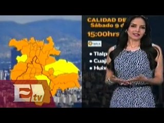 Pronóstico del clima y reporte de calidad del aire hoy 9 abril de 2016/ Hiram Hurtado