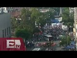 Campesinos mantienen cerrada circulación en avenida Bucareli/ Paola Virrueta