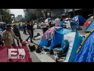 Bucareli se convierte de comedor de marchistas / Atalo Mata