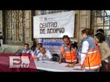 Instalan centro de acopio en el Zócalo para víctimas del terremoto en Ecuador / Paola Virrueta
