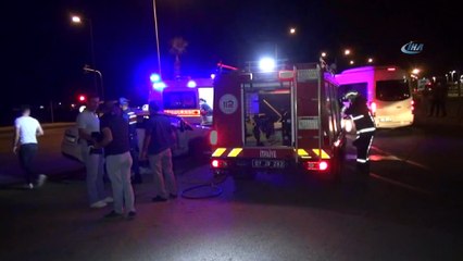 Antalya'da Kazak sürücülerin karıştığı trafik kazası: 5 yaralı