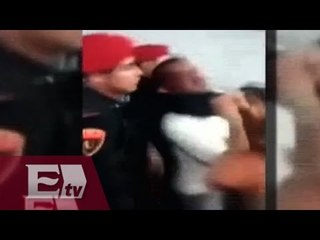 Gresca entre policías y ciudadanos en la estación Potrero del Metro/ Vianey Esquinca