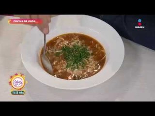 ¡Deliciosa sopa minestrone ideal para el frío! | Sale el Sol