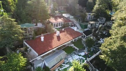 Adnan Oktar'ın Villasının Yıkım Sonrasındaki Hali Havadan Görüntülendi