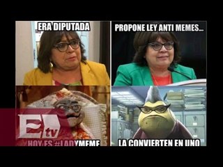 Diputada del PRI propone penalizar difusión de Memes, internet la "bombardea"  / Yuriria Sierra