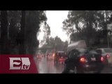 Caos vial por lluvias y granizo en la Ciudad de México / Pascal Beltrán