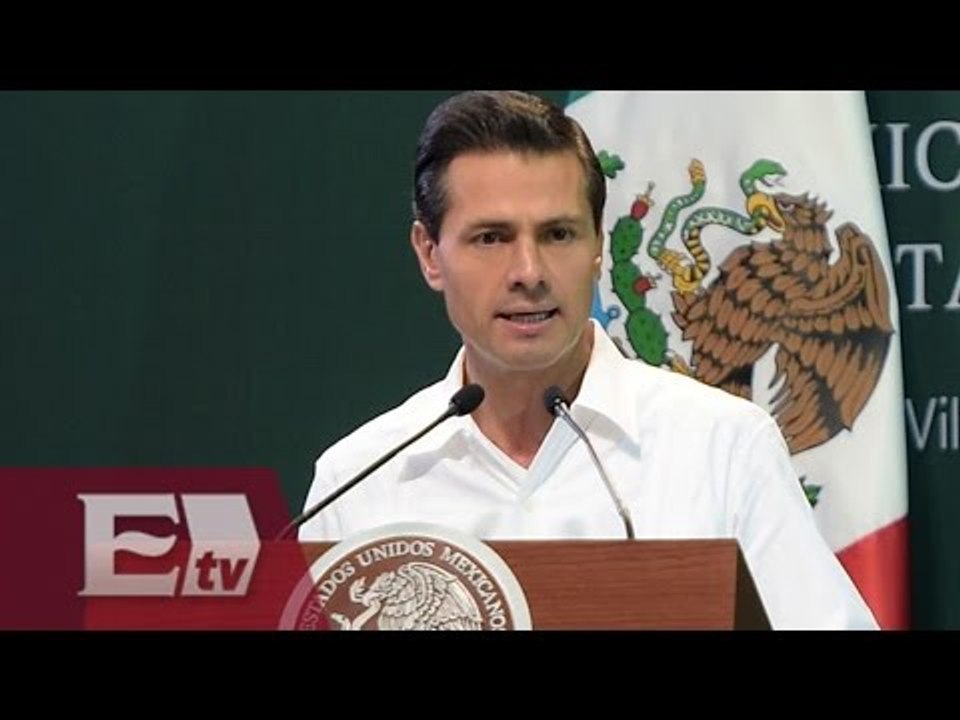 EPN anuncia medidas para reactivar economía de Campeche y Tabasco/ Vianey Esquinca