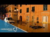 Inundaciones provocan caos en el norte de Italia