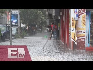 Lluvias y caída de granizo afecta a varias delegaciones de la CDMX/ Vianey Esquinca