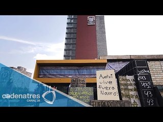 Retiran barricadas que impedían acceso a Rectoría de la UNAM