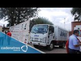 Saquean normalistas camiones repartidores en Oaxaca