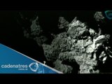 La sonda Rosetta aterriza sobre un cometa