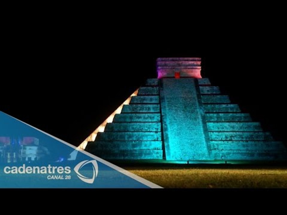 Chichén Itzá se ilumina de colores con Las noches de Kukulcán