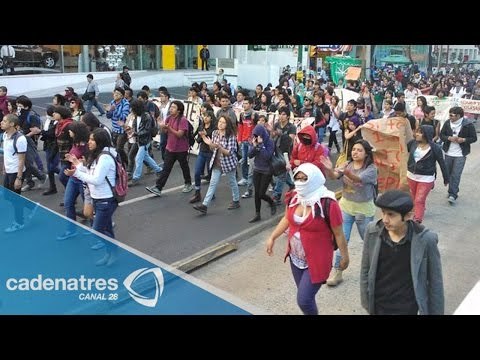 Violencia, marchas y destrozos en Ciudad Universitaria