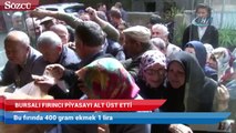 Bursalı fırıncı piyasayı alt üst etti