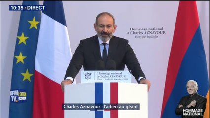 "Le nom de Charles Aznavour a pendant 8 décennies dessiné un sourire sur des millions de visages"