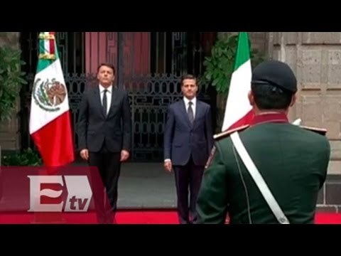 EPN recibe a Matteo Renzi en Palacio Nacional / Ingrid Barrera