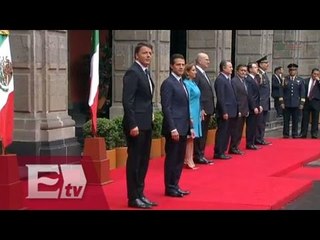Detalles de la recepción de Matteo Renzi en Palacio Nacional / Francisco Zea