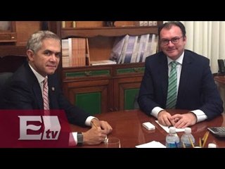 Videgaray y Mancera analizan financiamiento para el transporte público/ Paola Virrueta