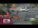 CNTE retira plantón de Bucareli y amaga con ingresar al Zócalo/ Vianey Esquinca