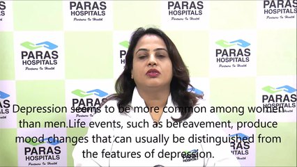 Dr. Jyoti Kapoor, Psychiatry, Paras Hospital discussing about Signs & Symptoms of Depression.