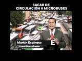 ‘Para erradicar contaminación deben sacar microbuses de circulación’, en opinión de Martín Espinosa