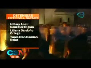 Consignan a detenidos del #20NovMx a penales de Veracruz y Nayarit