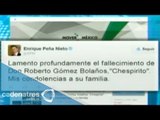 Peña Nieto lamenta la muerte de Roberto Gómez Bolaños, `Chespirito´