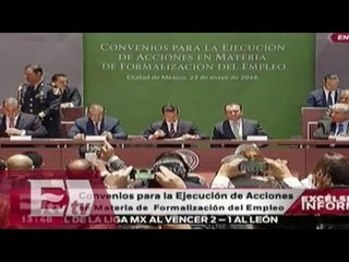 EPN firma Acciones en Materia de Formalización del Empleo / Yuriria Sierra