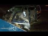 Aparatoso accidente automovilístico deja una persona muerta