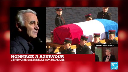 Hommage à Aznavour : "Emmenez moi" interprétée par la Garde républicaine