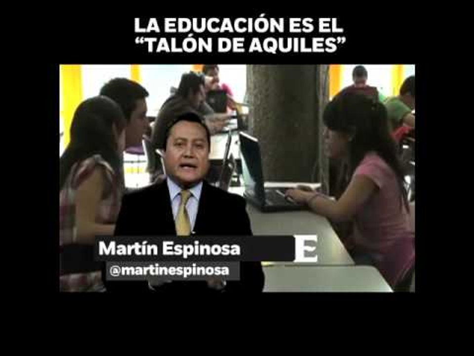 ‘Llevamos años de retraso en educación’, en opinión de Martín Espinosa