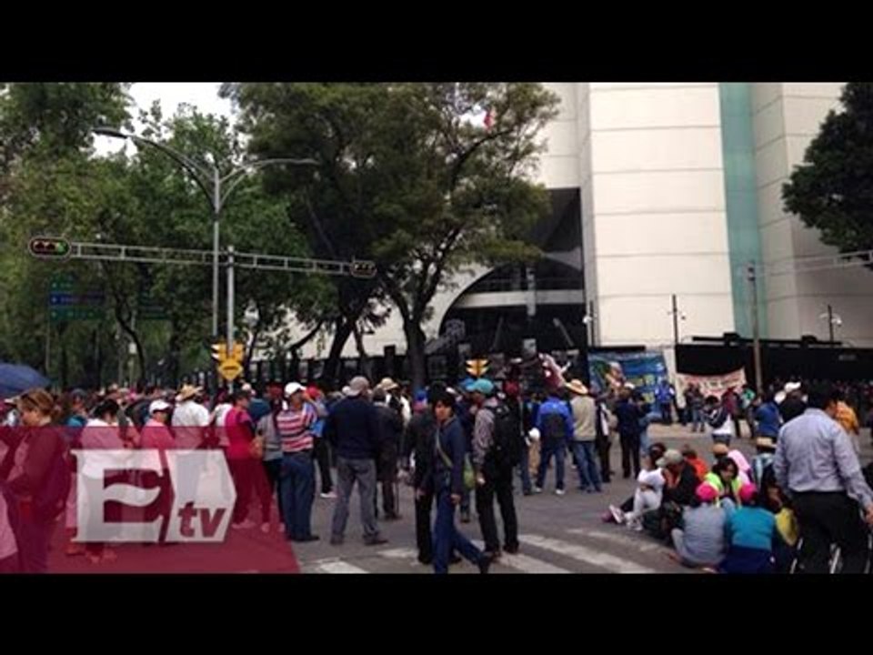 CNTE marcha en la CDMX y colapsa varias avenidas/ Vianey Esquinca