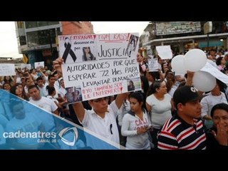 Michoacán protesta tras el asesinato de la enfermera Erika Cassandra