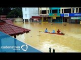 Inundaciones en Malasia dejan cinco muertos y 119 mil damnificados