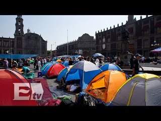 Video herunterladen: Maestros de la CNTE buscarán instalar plantón en el Zócalo capitalino/ Yuriria Sierra