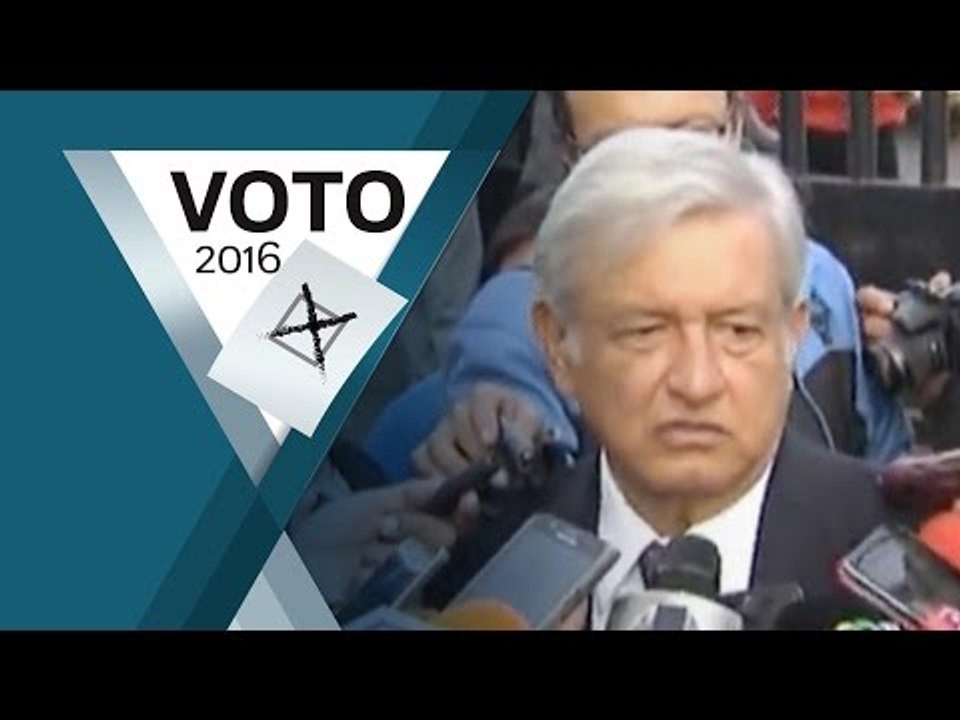 AMLO llama a mexicanos a no cambiar voto por migajas / Elecciones 2016
