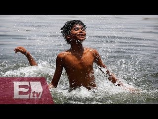 India vive intenso día caluroso al alcanzar los 51 grados/ Yazmín Jalil