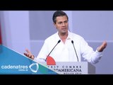 Agradecido Peña Nieto con Veracruz por albergar Cumbre Iberoamericana