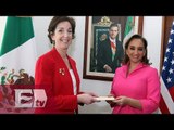 Embajadora de EU entrega copias de cartas credenciales a SRE/ Yuriria Sierra