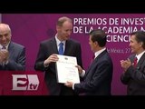 EPN entrega premio de la Academia Mexicana de Ciencias 2015 / Ingrid Barrera