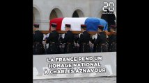 Hommage national à Charles Aznavour aux Invalides